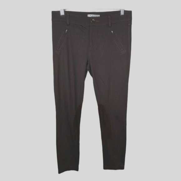 Cabi Brown Stretch Riding Pants Women’s Size 4 Zip Skinny Equestrian Style - Picture 1 of 10